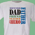My Dad, My Hero Father's Day T-shirt 32820x